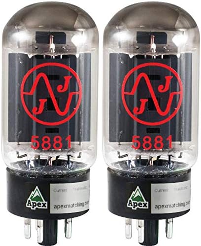 Vacuum Tube - 5881, JJ Electronics, Apex Matched Pair