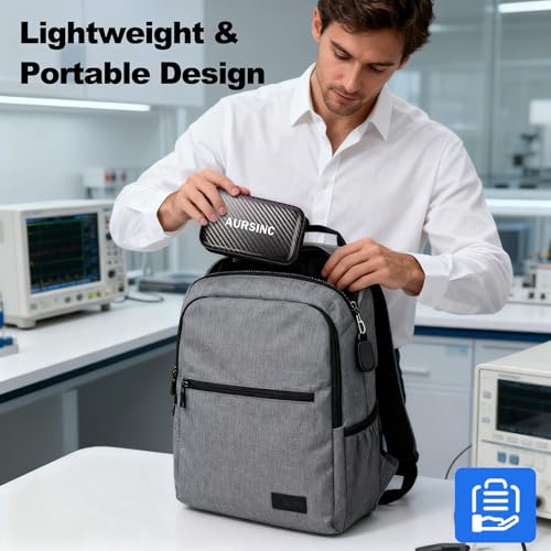 Image of AURSINC Hard EVA Protective Case for 2.8 inch NanoVNA H /TinySA, with Strap