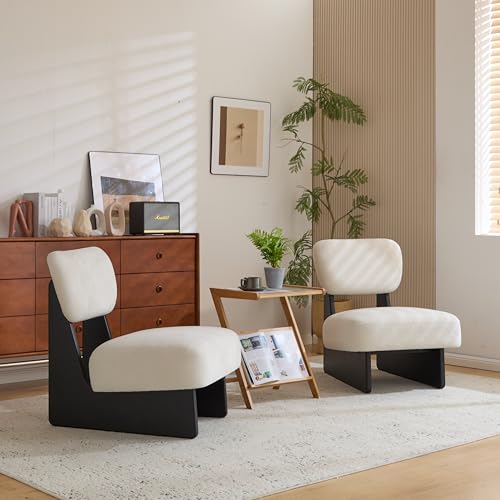 Sillón Minimalista Negro con Tapizado en Poliéster miniatura 3