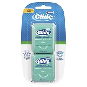 Oral-B Glide Pro-Health Comfort Plus Floss, Mint, 2-ct