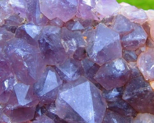 1-2+ Lb Amethyst Geode Cluster Purple Amethyst Crystals Amethyst Cluster Druse Quartz Crystal Mineral Cluster from Brazil by GeoSpecimens