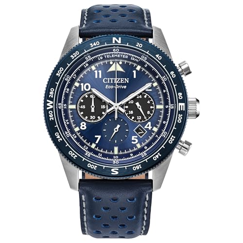 Montre Citizen CA4557-01L Eco-Drive, l'excellence de l'affichage analogique et du cuir