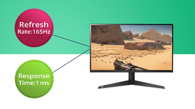 LG Ultragear Gaming 27 inch (68.4 cm) Full HD (1920 x 1080) 165Hz