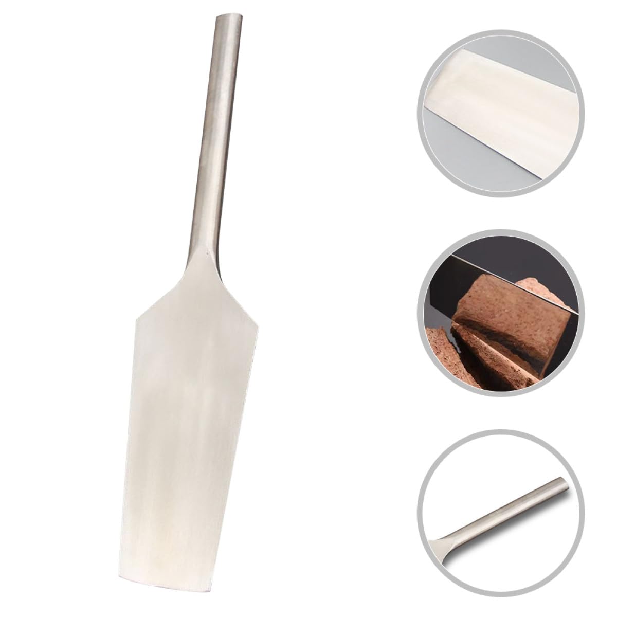 FOMIYES Cazzuola per Finitura e Riparazione in Acciaio Inossidabile per Muratura Attrezzo Edilizia Resistente e Versatile Manico Ergonomico per Lavoro Professionale