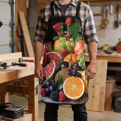 Delantal de trabajo con 8 bolsillos ajustable para hombre y mujer miniatura 5