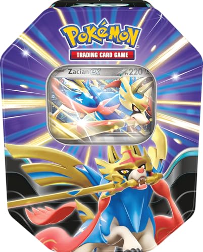 Pokémon: Boîte Légendes Tranchantes – Zacian-ex du Pokémon JCC du JCC Pokémon (1 Carte Promo Brillante et 4 boosters)