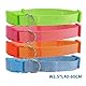 Verstellbares Halsband aus Nylon, wasserdicht, mit Sicherheitsschnalle und reflektierender Schnalle, ideal für Spaziergänge und sicheres Training von Haustieren.