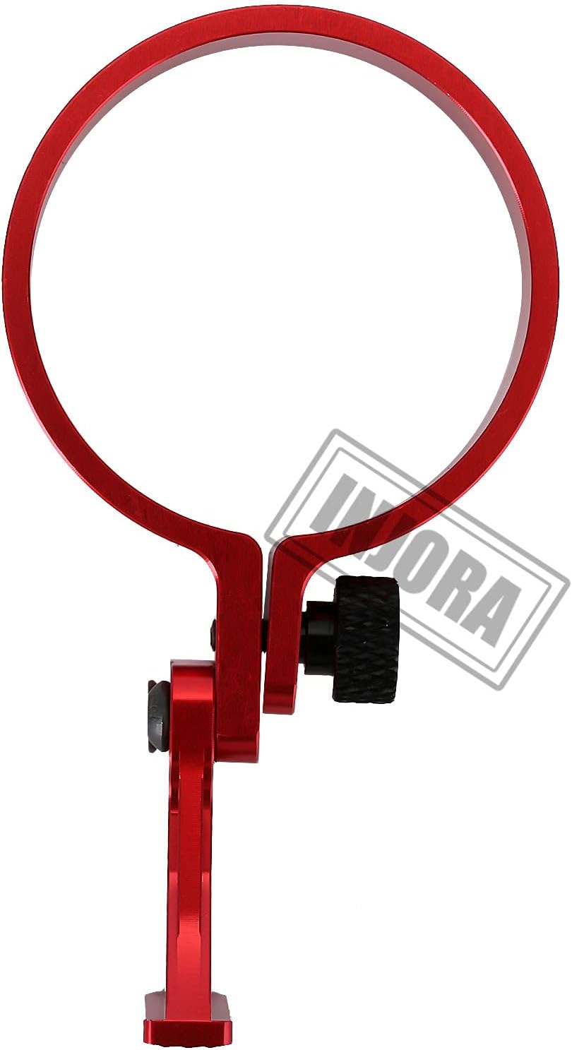 INJORA RC Transmitter Steering Wheel Trigger One-Handed Control Adapter Kit for RC Car TQI Remote Controller TRX4 TRX6 Slash Summit (Red)