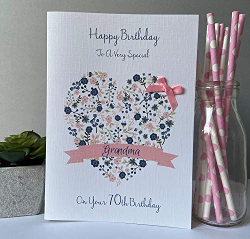 Personalised Birthday Card For Aunt, Sister-in-Law, Friend – 40th, 50th, 60th, 70th, 80th