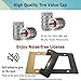 Stainless Steel License Plate Frames- 2 Pack Mirror Polished Car Plate Holder, with Screws, Chrome Caps, Heavy Duty Rustproof Metal Front Rear Car Tag Frame