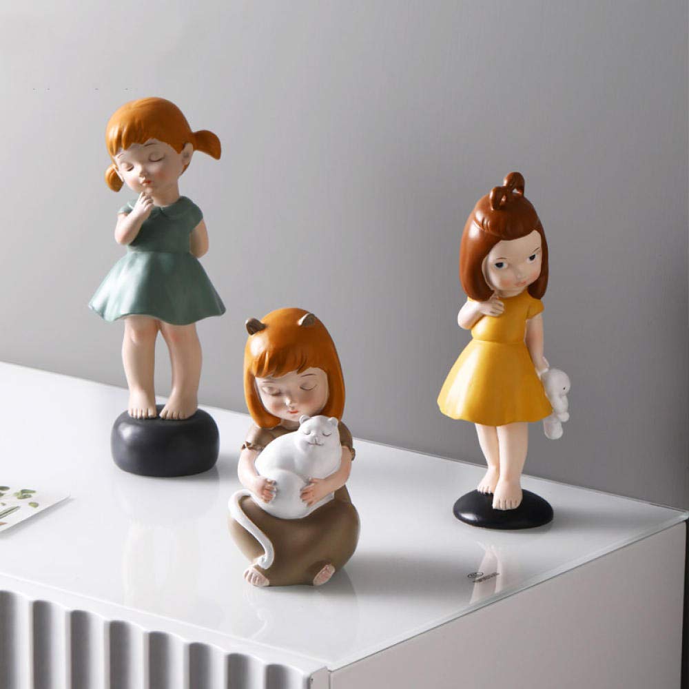 Rzeźba Wystrój Figurki Z Żywicy Zwierzątka Creative Inte