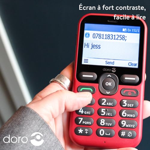 Téléphone portable seniors Doro Leva E10 avec base de charge - 5