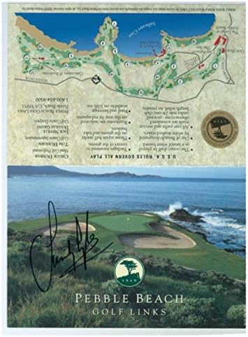 Amazon.com: Sandy Lyle autographed Pebble Beach Scorecard (Golf Pro ...