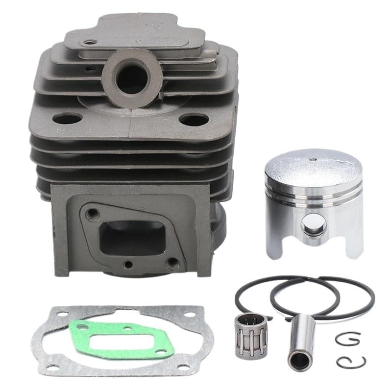 Kit de pistón y cilindro de 40 mm for motor de desbrozadora 40-5. Incluye juego de juntas y anillos de pistón. Piezas for cortacésped.