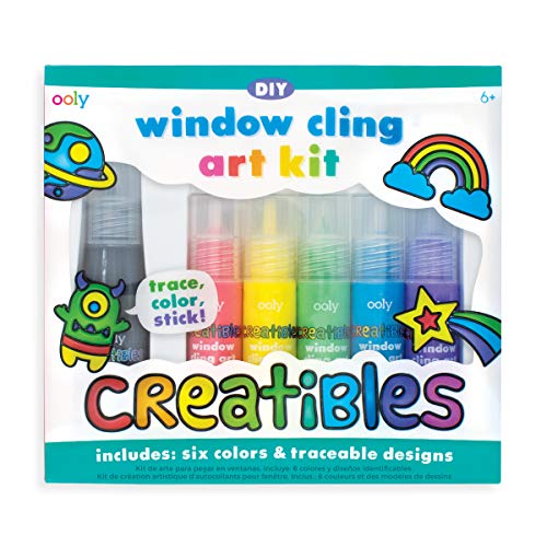 Creatibles DIY Window Cling Art Kit – 7 Piece Set
