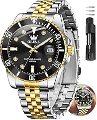 Gold Silver Band Black Face-9809