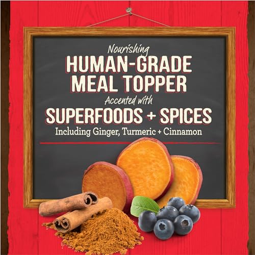 Image of Merrick Grain Free Beef Bone Broth Dog and Cat Food Topper, Premium Grain-Free Complement, 16 oz. Pouch