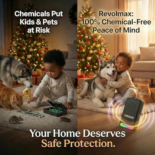 Image of Ultrasonic Pest Control Repeller - Electronic & Ultrasound, Indoor Plug-in Repellent - Get rid of - Rodents, Mice, Squirrels, Bats, Insects, Bed Bugs, Ants, Fleas, Spiders, Roaches (3 Pack, Black)