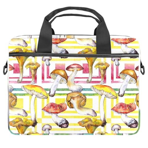 Maletín bandolera de seta para laptop de 13 a 14.5 pulgadas multicolor