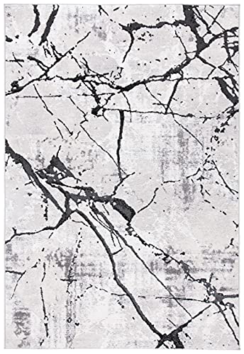 Tapete Safavieh Amelia 231x165 cm Gris y Negro miniatura 3