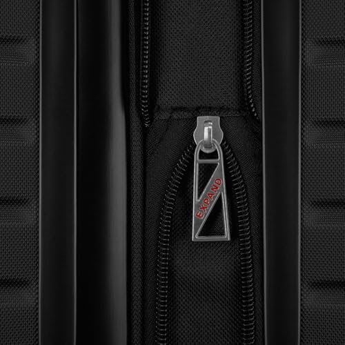 TOTAL TRAVELWARE Everest Expandable Hardsided Spinner (Black, 28-Inch Checked Large) by TOTAL TRAVELWARE - Used condition - Image 7