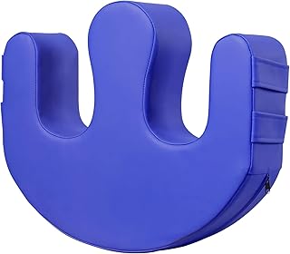 SEABIRD Patient Turning Device Multifunctional Patient Turning Pillow, Waterproof Rest Nursing Tool Hemiplegia Paralyzed Bedridden U-Shaped Turning Pillow Help The Elderly Turn Over, Blue Medium