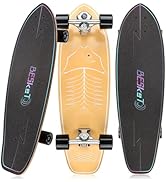 Besketo Cruiser Skateboards for Kids, 32x9 inch Complete Skateboard for Boys Girls, Mini Cruiser ...