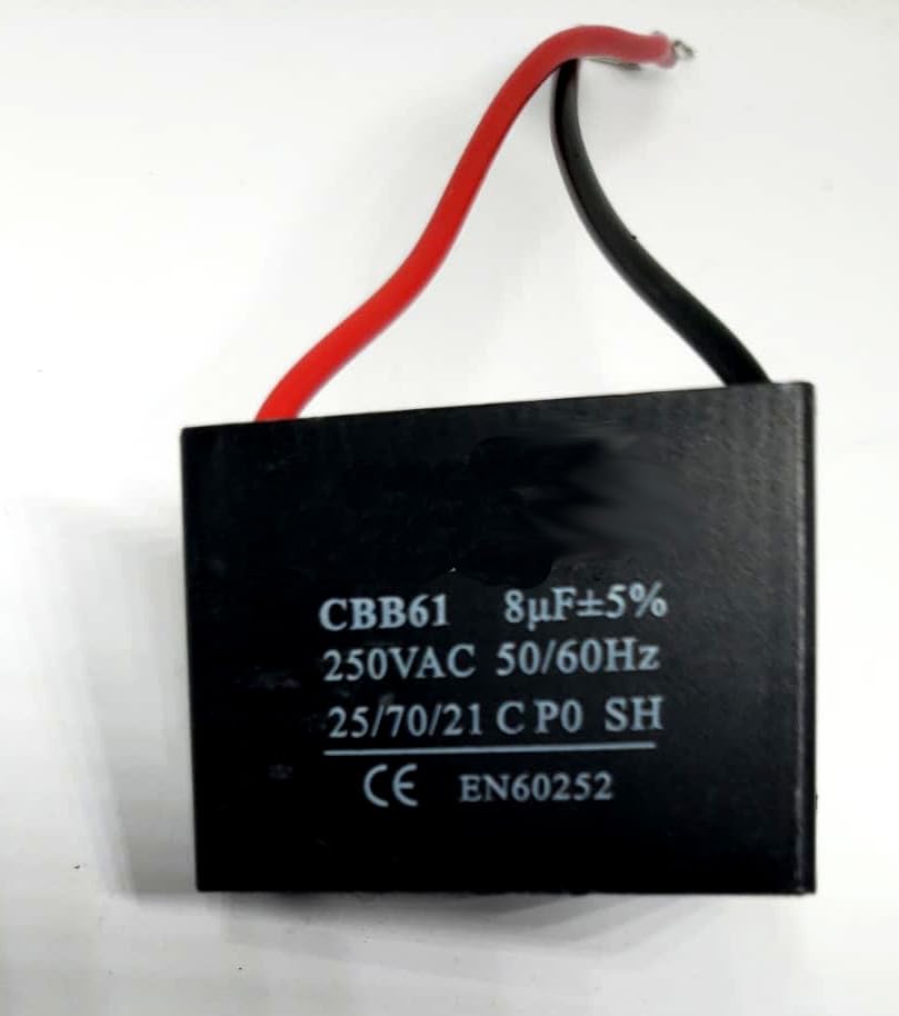 Condensateur CBB61 8uf pour réparer un ventilateur de plafond lent