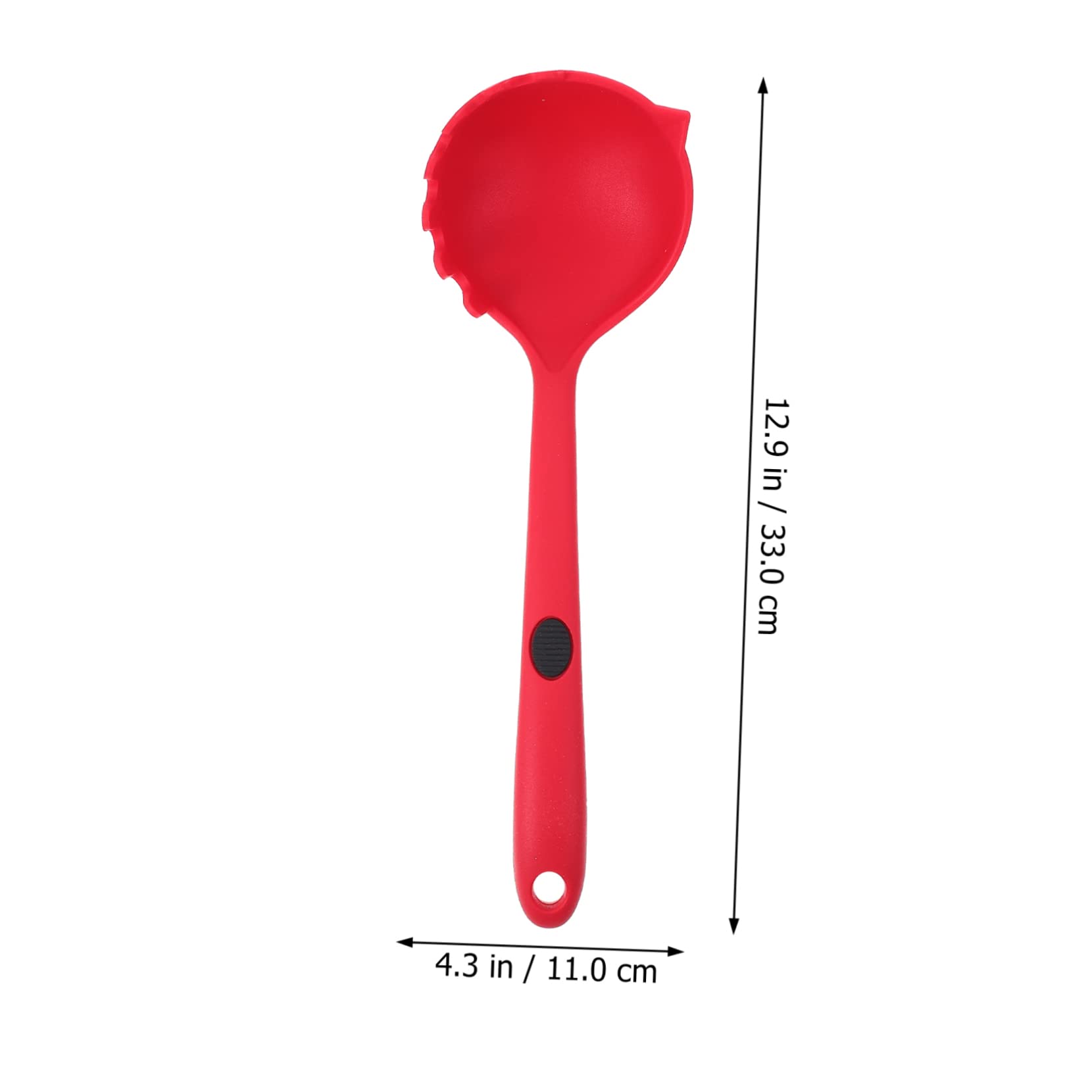 Amosfun 2st Nudellöffel Nudeln in Lebensmittelqualität -server-utensilien Spaghettiheber Spaghettikelle Nudelkelle Löffel Kochutensilien Für Die Küche Nudelfilter Rot Kieselgel