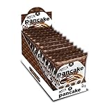 Go Fitness 12 Protein Pancakes - Schoko High Protein Snack, frisch gebacken & extrem lecker - Eiweißriegel alternative mit 10g Eiweiß pro Pancake