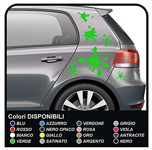 Adesivi Auto Splash Set Completo Macchia