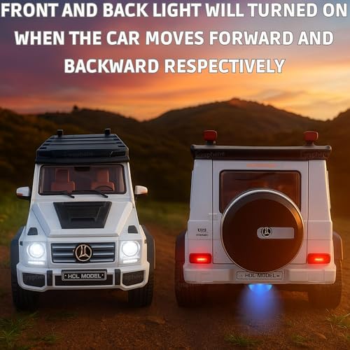 Image of GRAPHENE 1:22 Scale Die Cast Metal Smoke Car G Wagon Openable Door Light and Spray Effect Model Remote Controlled Toy Car Gifts Mist Toys for Kids Boy Girl