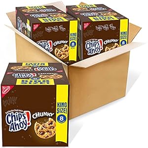 Chips Ahoy! Chunky Chocolate Chip Cookies – Snack Packs, 33.28 oz (Pack of 2)