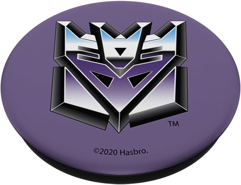 Transformers Decepticon Chrome Logo PopSockets Adhesive PopGrip
