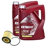 Ölfilter SCT SH4045P + 10 Liter Motoröl Mannol Extreme SAE 5W-40 Sn/cf Acea
