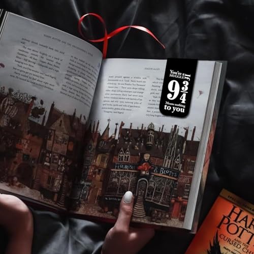 Image of Magnetic Bookmarks, Pack of 6, Best Gift for Readers, Book Enthusiast & Fans, Book Page Markers for Readers (Harry)
