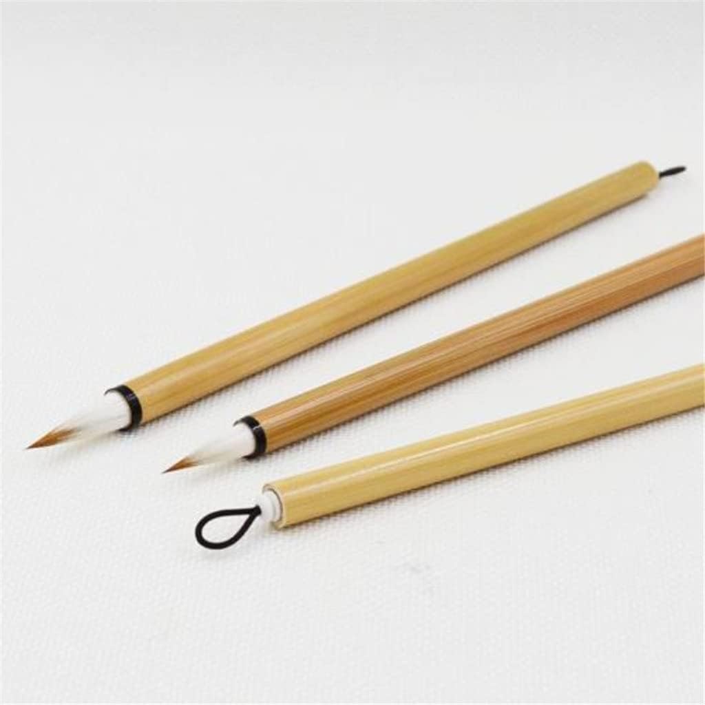Set Pennelli Per Calligrafia Cinese – Pelo Di Lupo, Coniglio E Lana, Pennelli Professionali Per Scrittura E Disegno