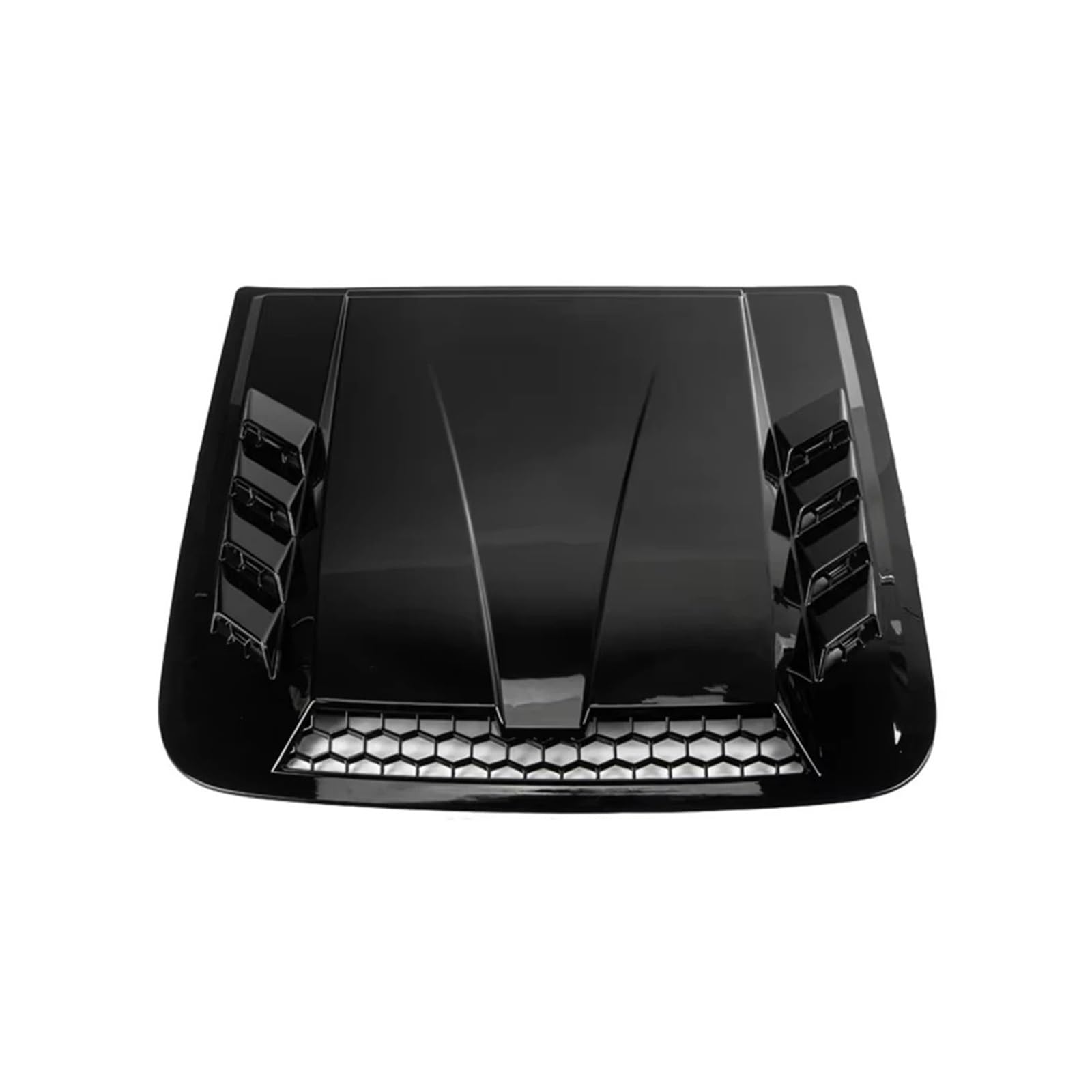 Car hood trim cover Accessorio decorativo auto nero lucido, accessorio universale copertura cofano motore anteriore, presa d'aria