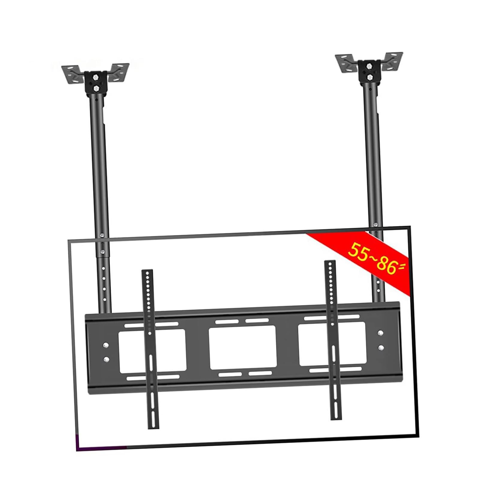 Support TV au plafond réglable pour transformer votre salon ou salle de réunion en cinéma