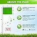 Green Marking Flags 100 Pack - 4x5x15 Inch Green Flags for Yard - Markers For Lawn, Irrigation, Landscaping, Survey & Sprinkler Head Marking