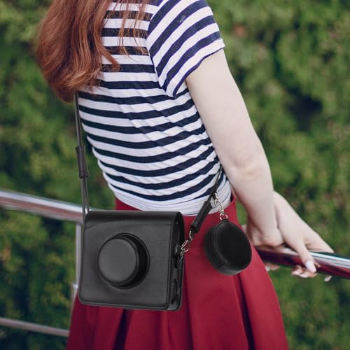 Funda MUZIRI para cámara instax Wide EVO con bolsillo pequeño miniatura 6