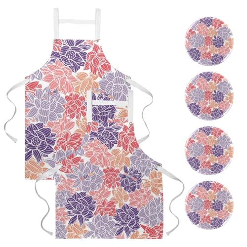 Tablier de cuisine anti-tache lot de 2 pour protéger vos vêtements en pâtisserie