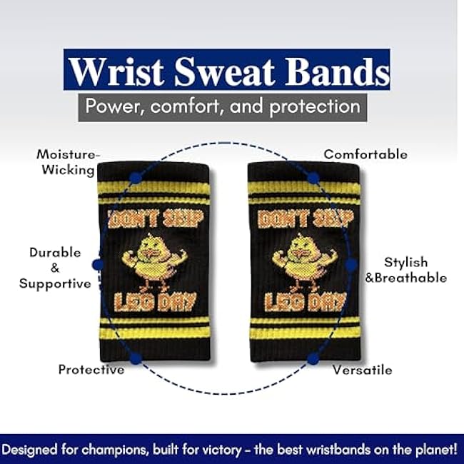 MYTOP Sweatbands for Wrist and Wrist Wrap - Premium Training for Functional and Cross Training, Tennis, and Workouts - Flexible, Sweat-Absorbing Fabric - Ideal for All Sports