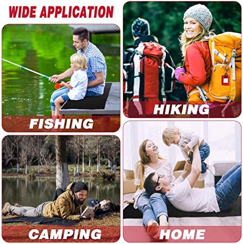 Xulisheng 2 PCS Mini Pocket Picnic Blanket Mini Picnic Mat 73x110cm Lightweight Sand Proof Waterproof Folding Pocket Picnic Mat with Carabiners for Outdoor Camping Travel Hiking Picnic