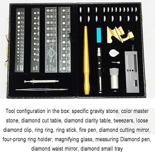 Kit de prueba de oro y diamantes con selector electrónico para joyería 3