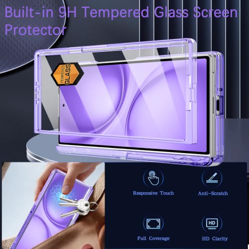 Miqala for Galaxy Z Fold 8 Case,[Glow in The Dark][Compatible with Magsafe][Hidden Stand][Built-in Screen Protector][Hinge Protection] Slim Case for Samsung Galaxy Z Fold 8,Dark Butterfly by Miqala - Used condition - Image 6