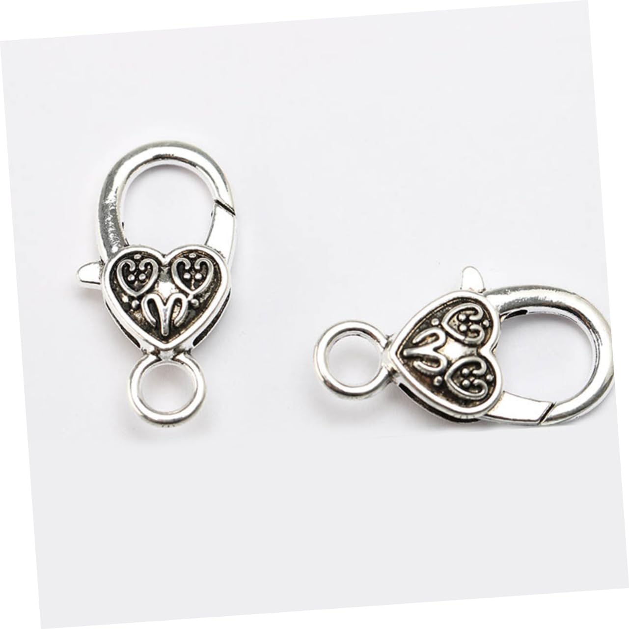 STOBOK 3 Sets Einzigartige Charm-schnallen-halsketten-set Legierungsverschluss Für Die Herstellung Von Halsketten Und Armbändern 40 Stück * 3