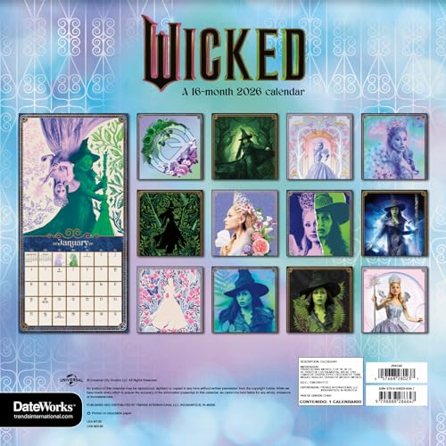 2026 Wicked: For Good Wall Calendar - image 4