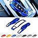 Produktbild AeroBon Schlüssel Abdeckungen für Fernbedienung, blau gefärbt, mit Schlüssellose, kompatibel mit Cayenne Cayman Macan Panamera 991 718 918