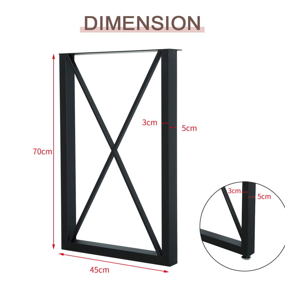 Table Legs Set Square Table Legs,Cast Iron Dining Table Legs